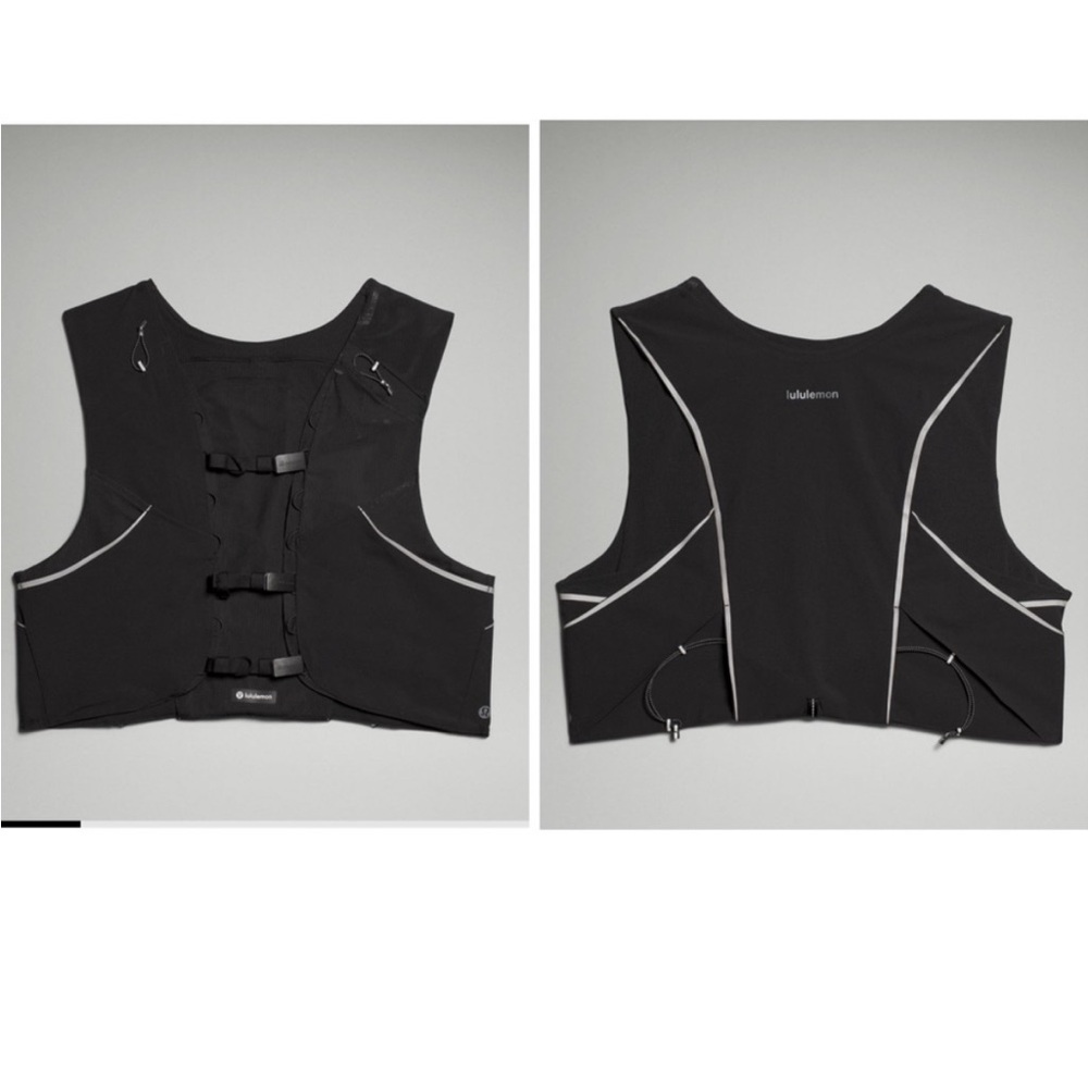 Lululemon fast and free black running vest size M/L
